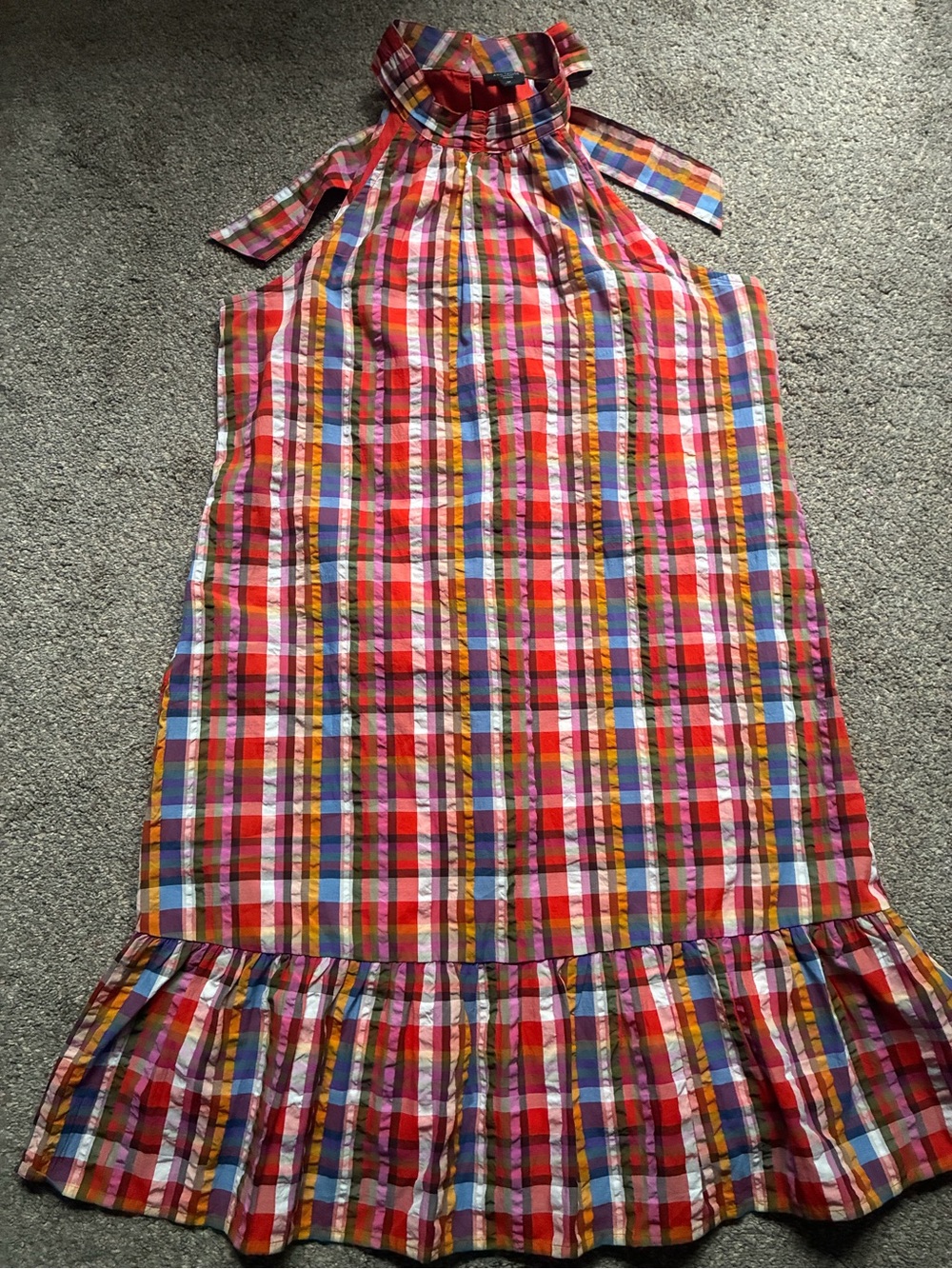 Plaid Halter Dress (MP)